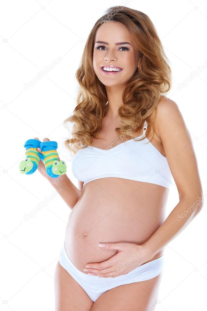 kleine vrouw zwanger