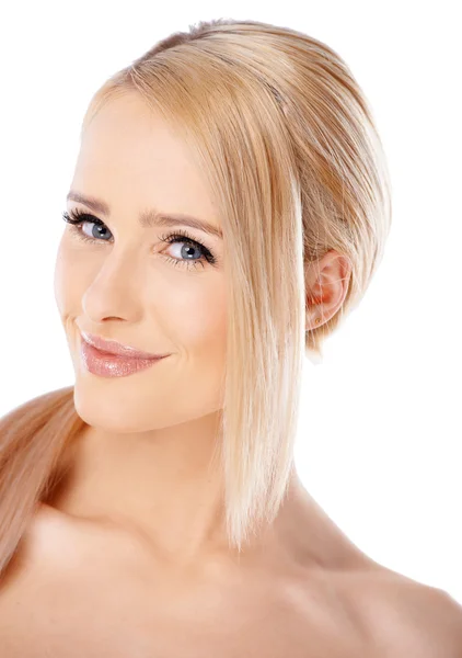 Portrait of cute blond woman — Stock Photo, Image