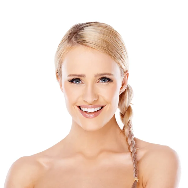 Portrait of cute blond woman — Stock Photo, Image