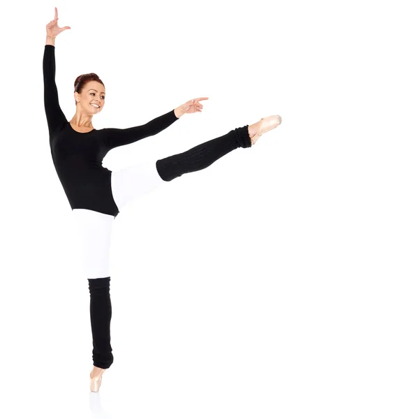 Витончені балерина навчання — стокове фото