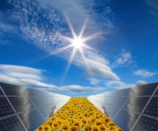 Solar power station - fotovoltaik