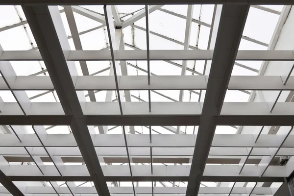 El techo de metal y vidrio — Foto de Stock