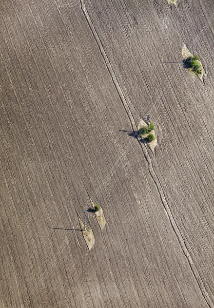 View over the agricultural fields — Stock Photo, Image