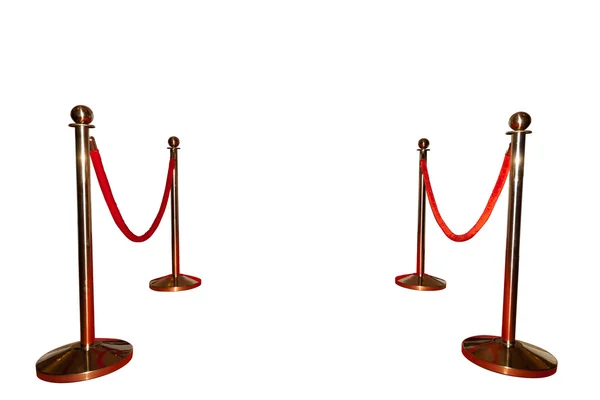 Red event carpet isolated — Stock Photo, Image