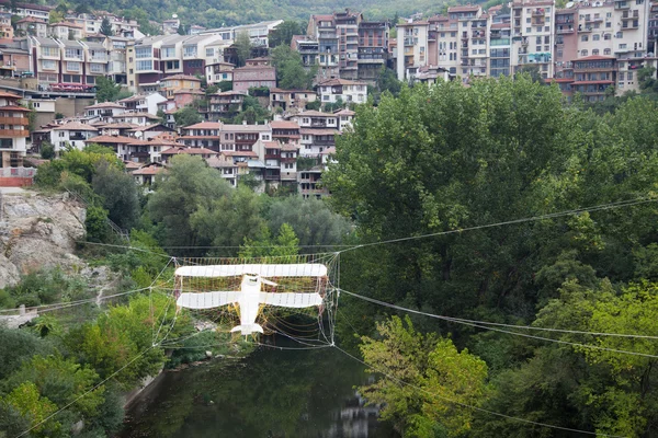 Vista desde el casco antiguo Veliko Tarnovo — Foto de Stock