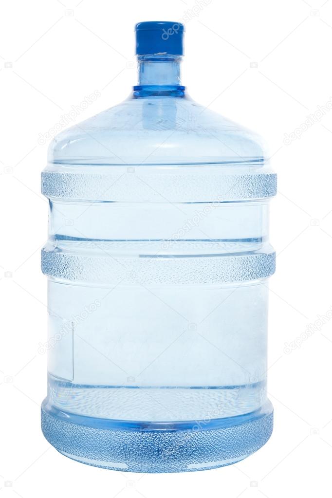 Big blue plastic bottle for potable water Stock Photo by ©Petkov