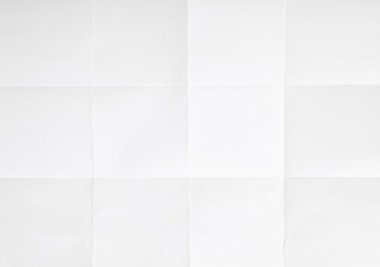 beyaz kağıt katlanmış