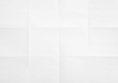 beyaz kağıt katlanmış