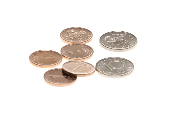 Болгарська-монети, ізольовані — стокове фото