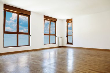 boş iç odası ve windows