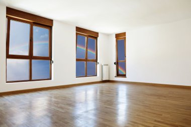 boş iç odası ve windows