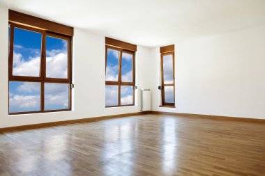 boş iç odası ve windows