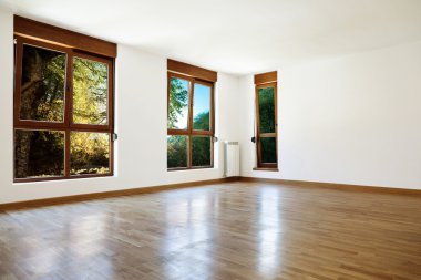 boş iç odası ve windows