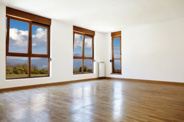 boş iç odası ve windows