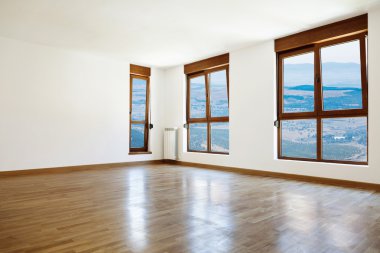 boş iç odası ve windows