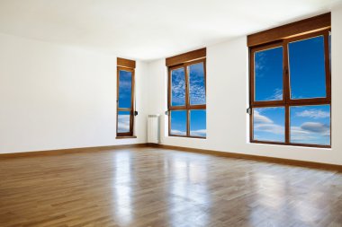 boş iç odası ve windows