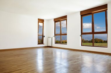 boş iç odası ve windows