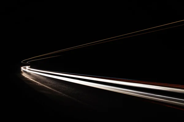 トンネル内車光の道. — ストック写真