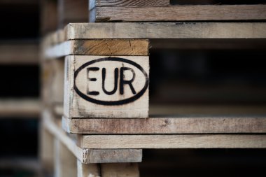 Palet euro-standart baskı ile