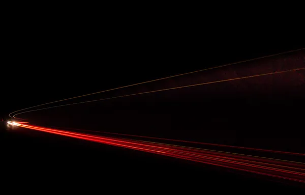 Car light trails in the tunnel. — Stock Photo, Image