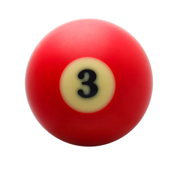 Studio shot of  billiard ball — Stock Photo, Image