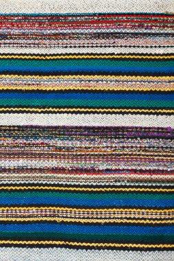 Picture of Bulgarian hand-made rag-carpets