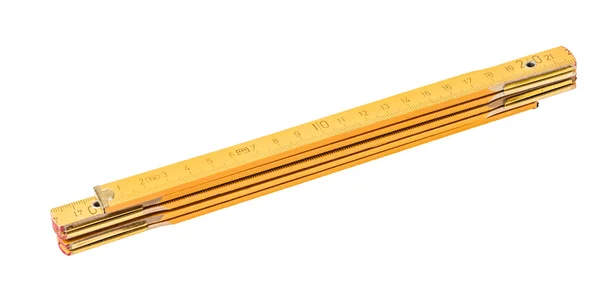 Folding ruler isolated — Stock Photo, Image