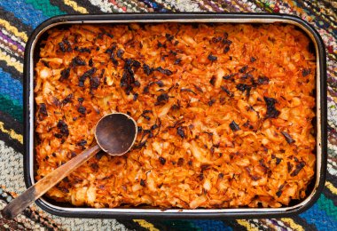 kavrulmuş lahana, Bulgaristan'dan vejetaryenler için sadece ilk