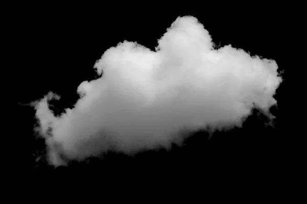 Vereinzelte Wolken über Schwarz. — Stockfoto
