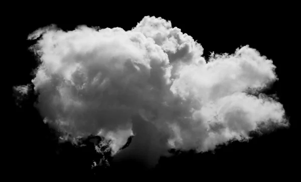 Nuvens brancas sobre azul — Fotografia de Stock