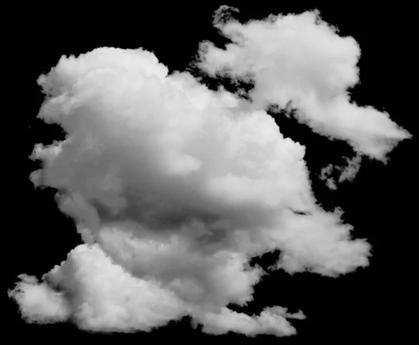 Isolated Cloud Black Design Elements — Stock Photo, Image