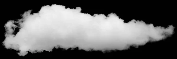 Vereinzelte Wolken Über Schwarz Designelemente Stockfoto