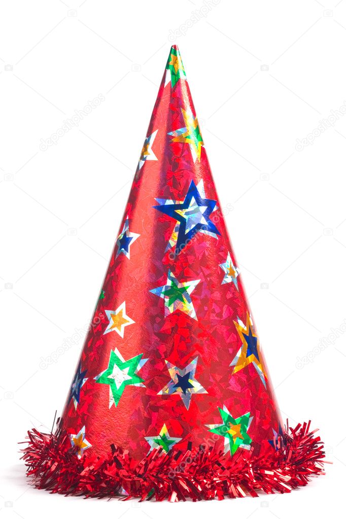 Red party hat — Stock Photo © fotoksa 28587855
