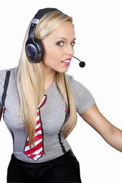 Beautiful businesswoman portrait smiling — Stock Photo, Image