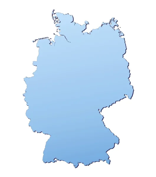 Germania Mappa — Foto Stock