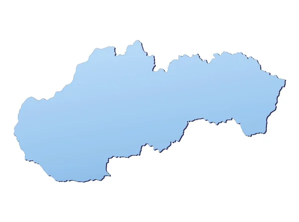 Slovakia map — Stock Photo, Image