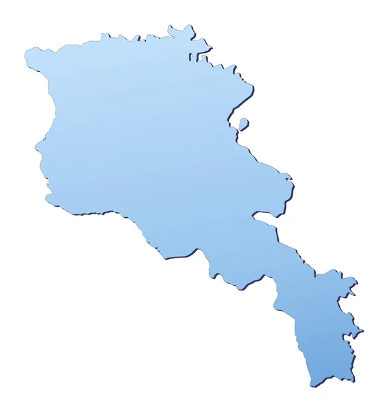 Armenia Mappa — Foto Stock