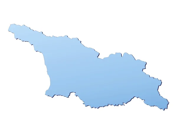조지아 지도 — 스톡 사진