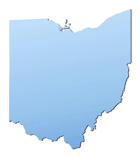 Mappa di Ohio (USA) — Foto Stock