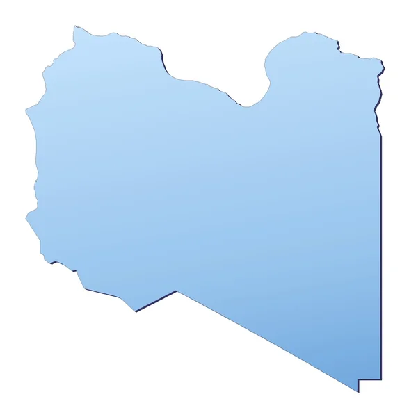 Libya map — Stock Photo, Image