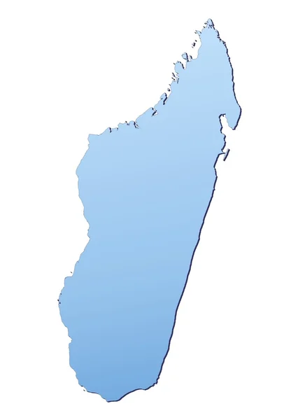 Madagascar map — Stock Photo, Image