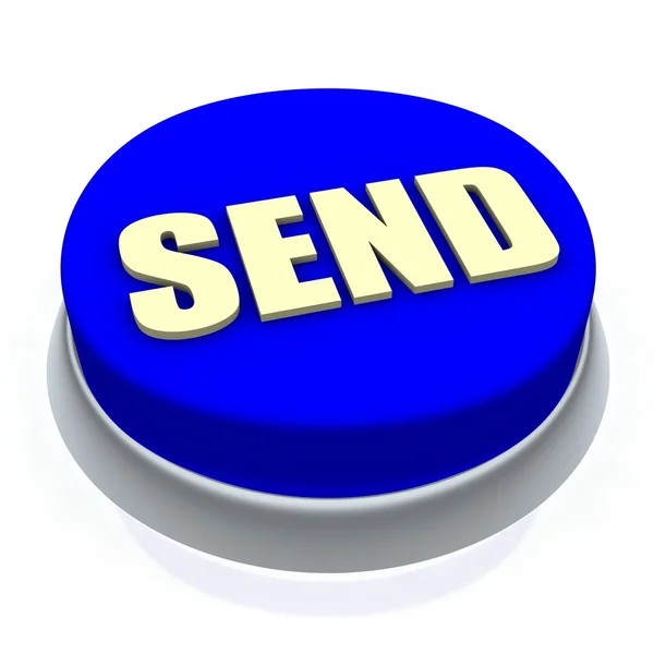 Envoyer bouton rond 3d — Photo