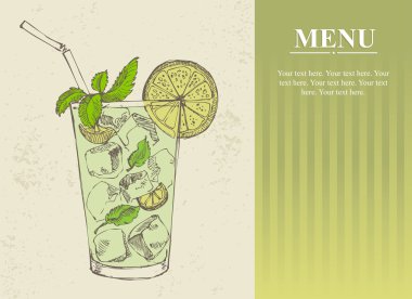 mojito çizilmiş çizimi uzat.
