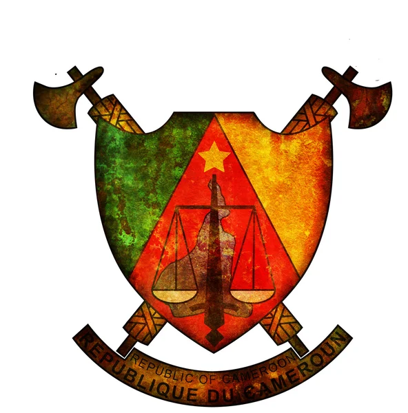 Cameroon coat of arms — Stock Photo, Image