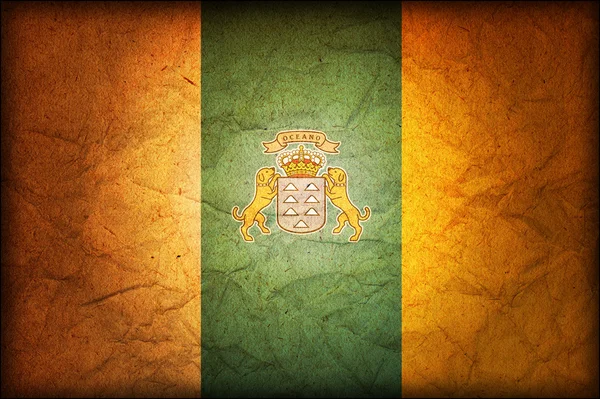 Bandera de Canarias — Foto de Stock