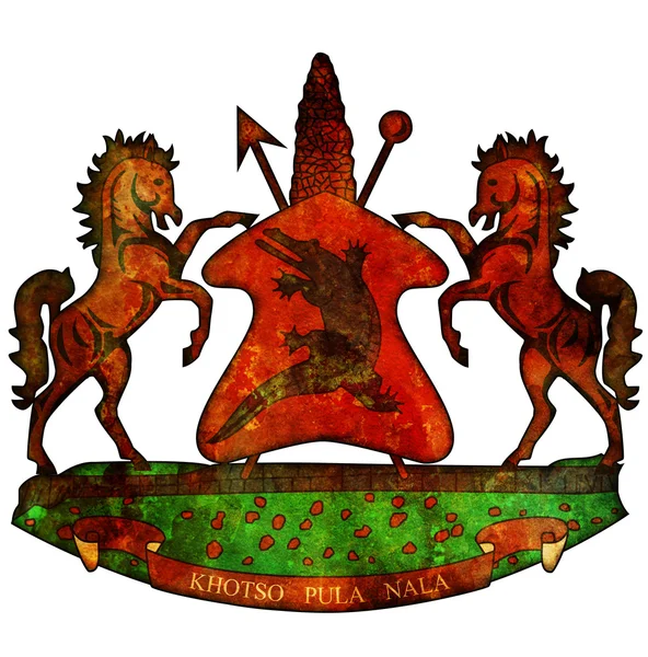 Lesotho címere — Stock Fotó