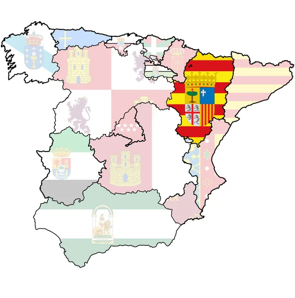 Región de aragón — Foto de Stock