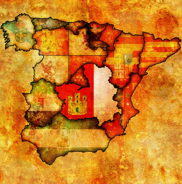 Regionen Castilla la mancha — Stockfoto