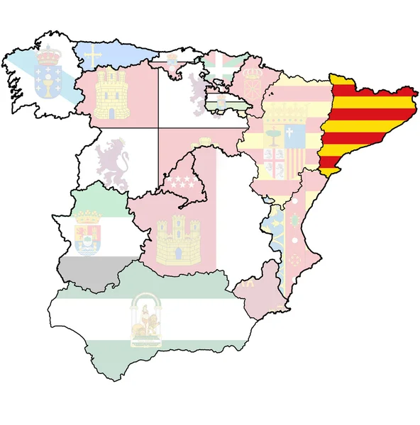 Регион Каталонии — стоковое фото