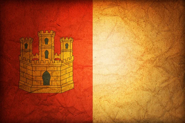 Castilla-la mancha zászlaja — Stock Fotó